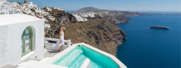 Luxury Villa Aquarella in Santorini