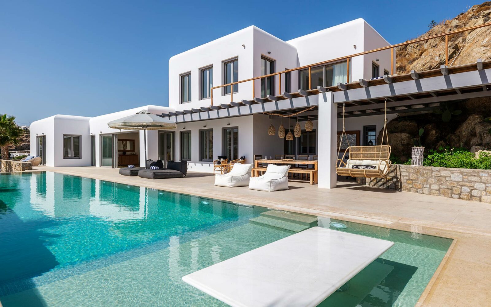 luxury villa White